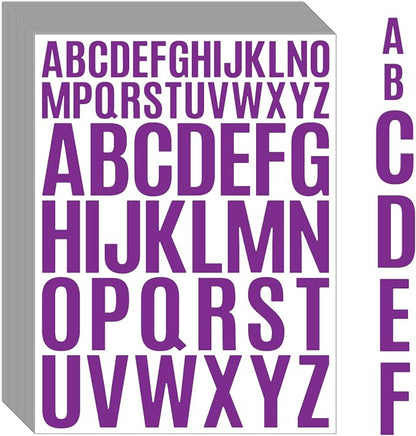 Bemeol Letter Stickers 1560 Pieces 30 Sheets Stick on Vinyl Letters Capital by Bemeol