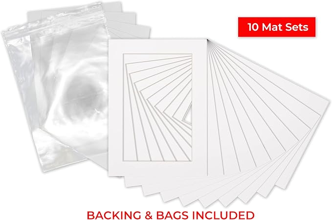 5.5x8.5 Mat for 8.5x11 Frame - Image 2