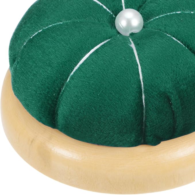 HARFINGTON Wooden Base Pin Cushion Japanese Style Cute Needle Holder - Image 4