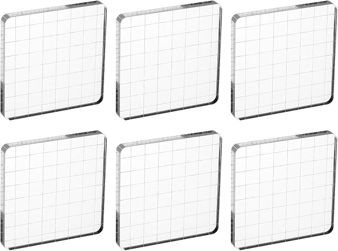 PATIKIL 3"x3" Acrylic Stamp Block by PATIKIL