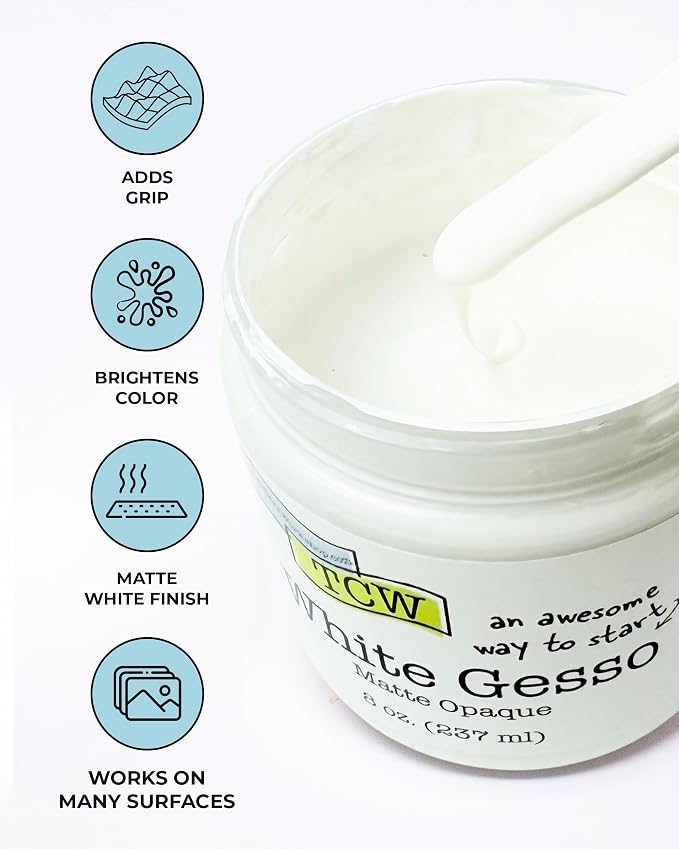 The Crafter's Workshop White Gesso Primer - Image 2