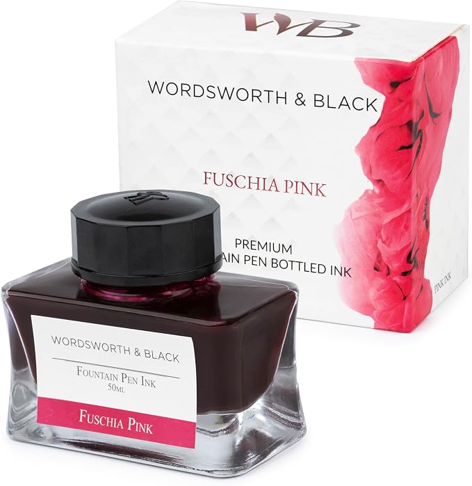 Wordsworth and Black Fountain Pen Ink Bottle Premium Luxury Edition, Fountain by WordsworthBlack