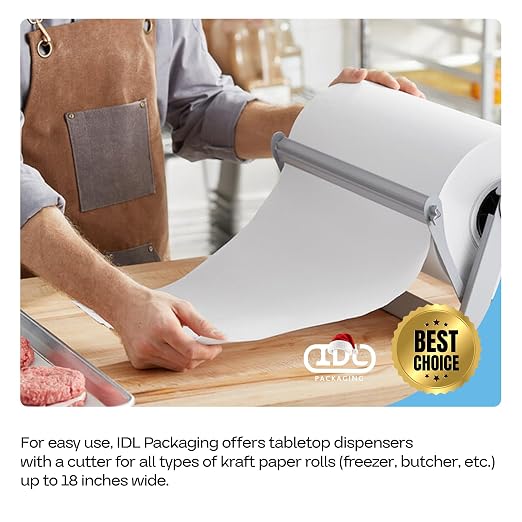 White Freezer Paper Roll 24" x 1800" - Image 7