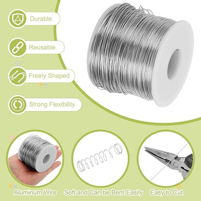 MECCANIXITY 20 Gauge Anodized Aluminum Craft Wire Bendable Bonsai Training Wire - Image 3