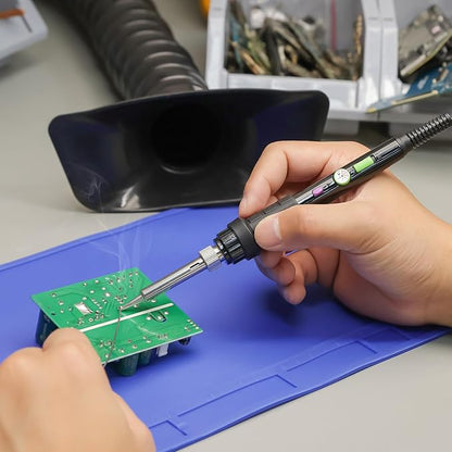 YIHUA 947-III 60W Soldering Iron Kit Temperature Adjustable 428-896°F 2-IN-1 - Image 9