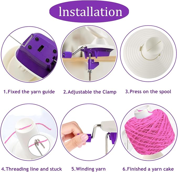 Yarn Ball Winder, Weaving Ball WinderNeedle Craft Yarn Ball Winder, The Helper - Image 5