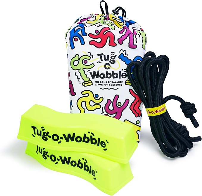 TUG O' WOBBLE: The Ultimate Balancing Outdoor and Indoor Game, Fun by Tug-O-Wobble