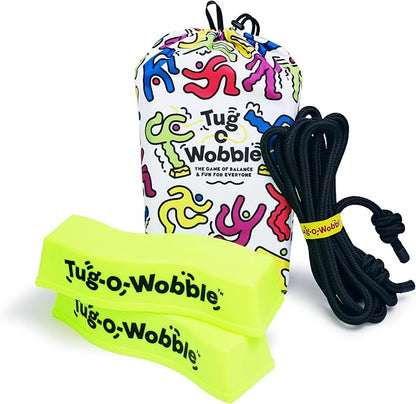 TUG O' WOBBLE: The Ultimate Balancing Outdoor and Indoor Game, Fun by Tug-O-Wobble