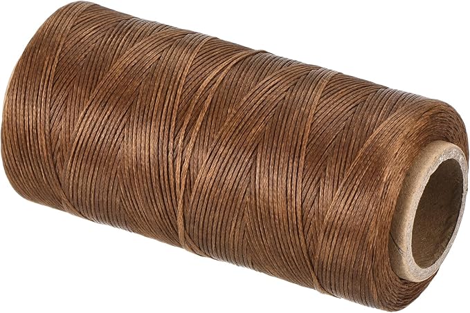 MECCANIXITY Waxed Thread, 284 Yard 0.8mm 150D Flat Wax Thread Polyester Waxed by MECCANIXITY