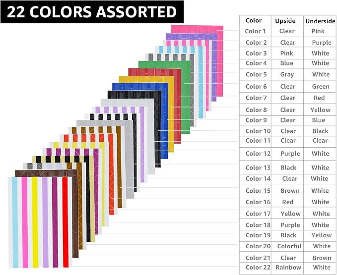 VIPbuy 2244 Count Photo Mounting Corner Stickers Self Adhesive - Image 2