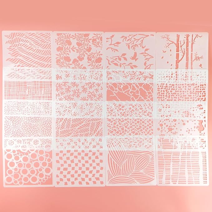 16 Pcs Layering Stencils for Painting - Image 3
