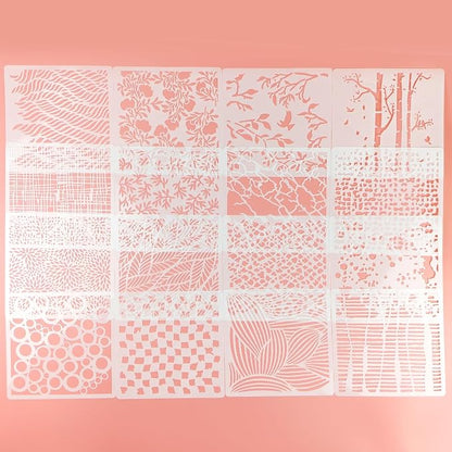 16 Pcs Layering Stencils for Painting - Image 3