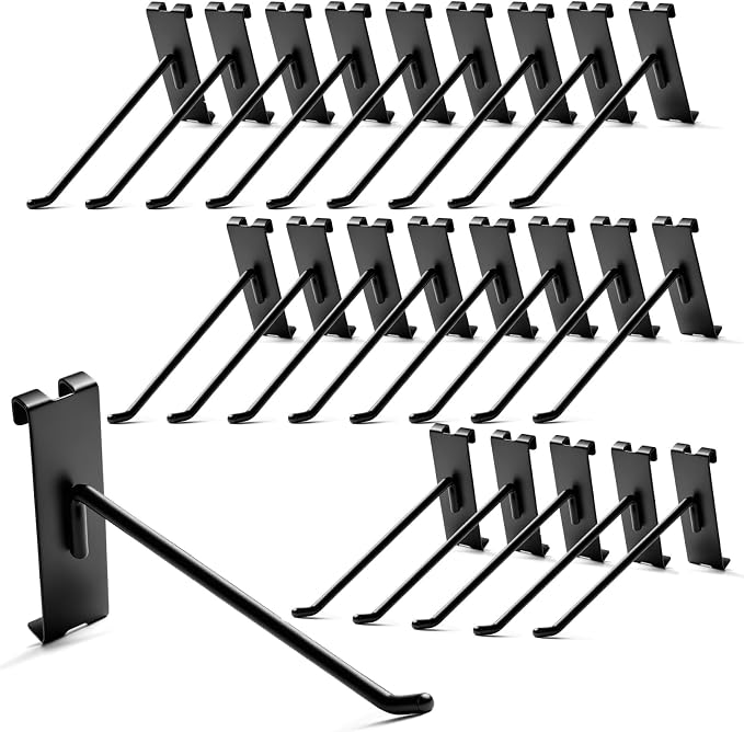 Gridwall Hooks 8 Inch, 60 Pack Heavy Duty Display Hooks by YGPHO