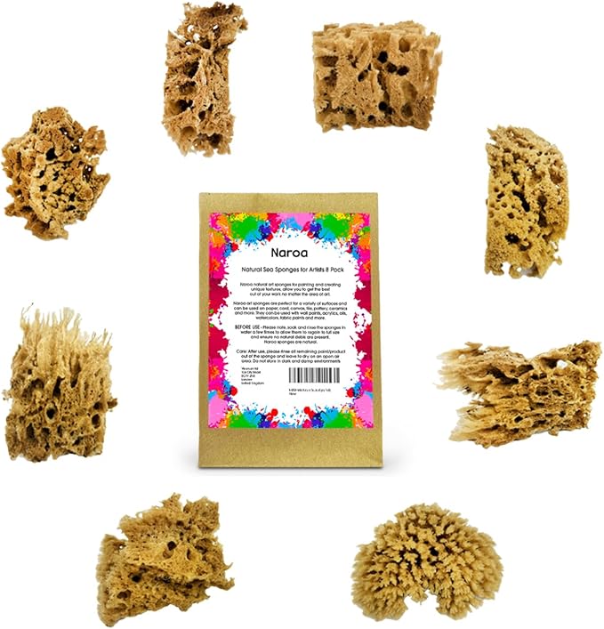 NAROA Artist Natural Sea Sponges by Naroa