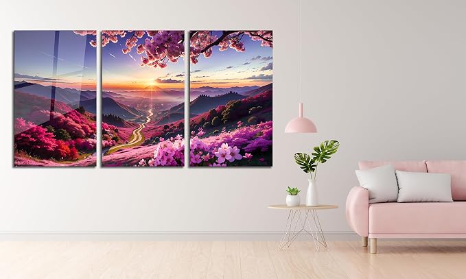 SpiritualHands Scenery Tempered Glass Wall Art Painting - Image 9