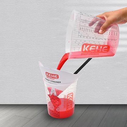 15 PACK Paint Mixing Cups by KEHE REFINISH, 64 oz, Disposable or Reusable - Image 8
