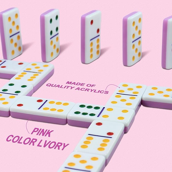 IDTQ Dominoes Set for Adults, Double 6 Dominos Game Set - Image 6