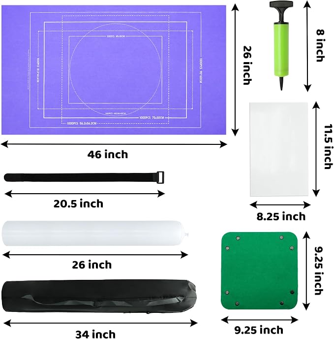 Puzzle Mat Roll Up| Jigsaw Puzzle Mat Roll Up| Roll-Up Save Pad Trays - Image 6