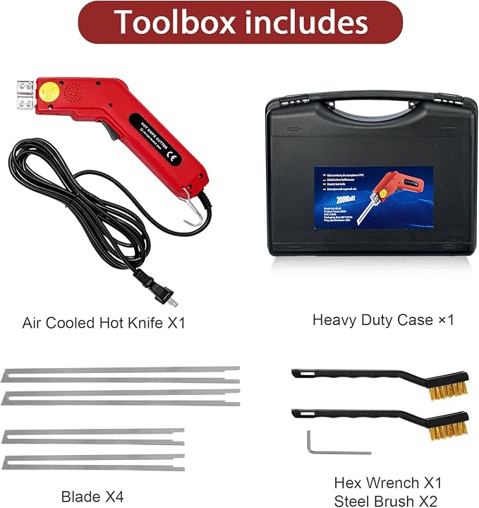 Toemics Electric Hot Knife Foam Cutter – 200W Styrofoam Cutting Tool, 4 - Image 6