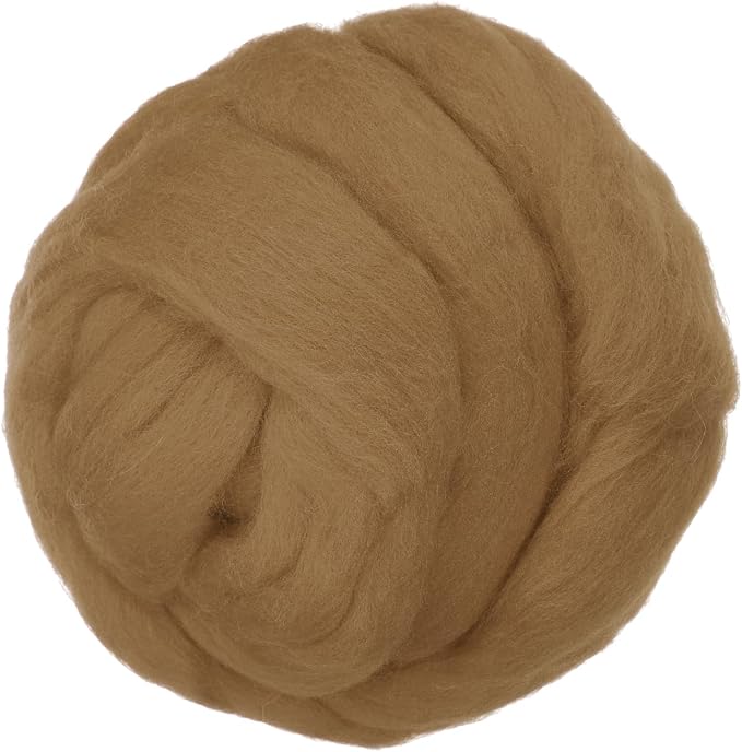 PATIKIL Wool Roving Yarn, 150G/5.3OZ Soft Felting Wool Pure Chunky Roving Yarn by PATIKIL