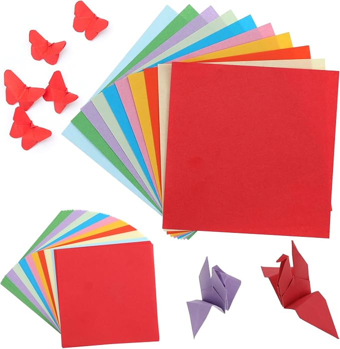 200 Pcs Origami Scrapbook, Paper Airplane Paper Double Sided Scrapbook Paper by Unknown