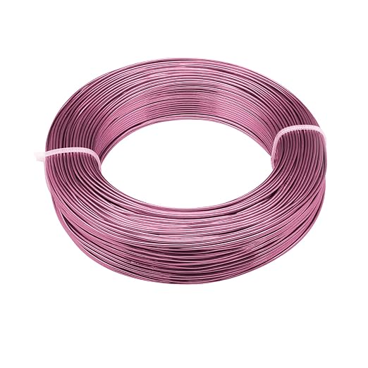 3mm Aluminum Craft Wire, 50 Feet 9 Gauge Bendable Anodized Metal Wire by YuxingK