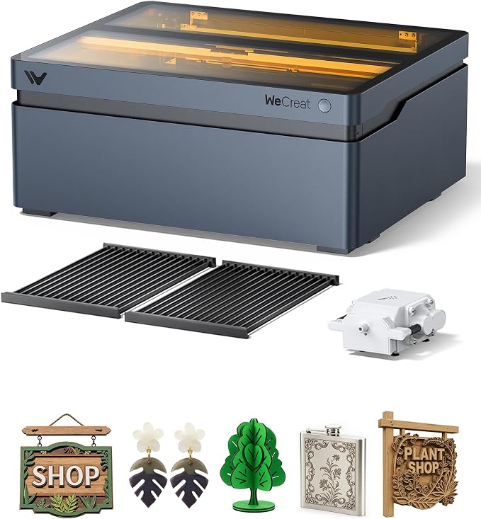 WECREAT Vision 40W Enclosed Laser Cutter and Engraver Machine by WECREAT