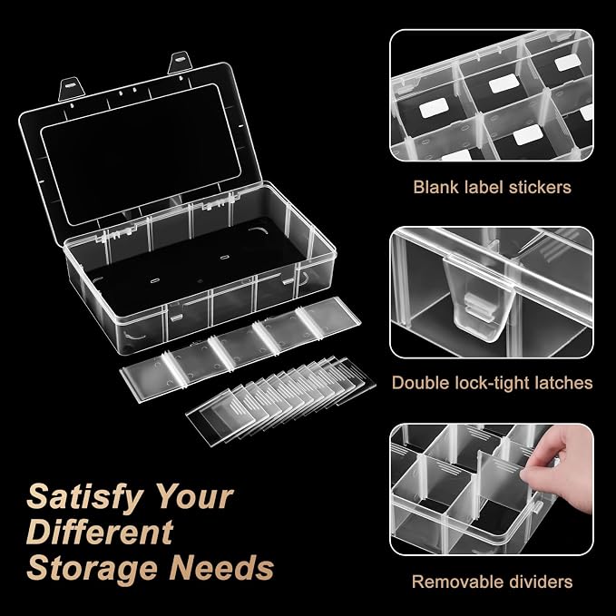 15 Grids Large Plastic Organizer Box - Image 3