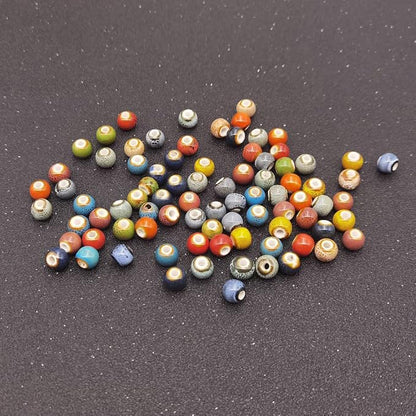 INSPIRELLE 180 Pieces Porcelain Beads Chinese Round Ceramic Beads 8mm - Image 6
