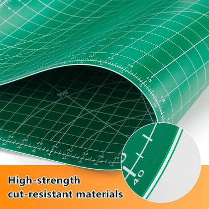 Ecraft 2-Pack 24"x36" Self-Healing Sewing Mat: Large Double-Sided Green 5-Ply - Image 5