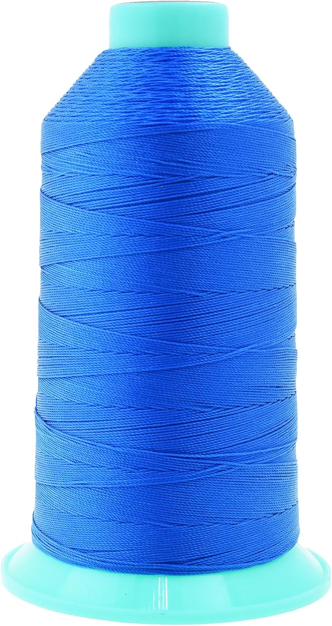Mandala Crafts Bonded Nylon Thread Sky Blue Heavy Duty Sewing Threads by MandalaCrafts
