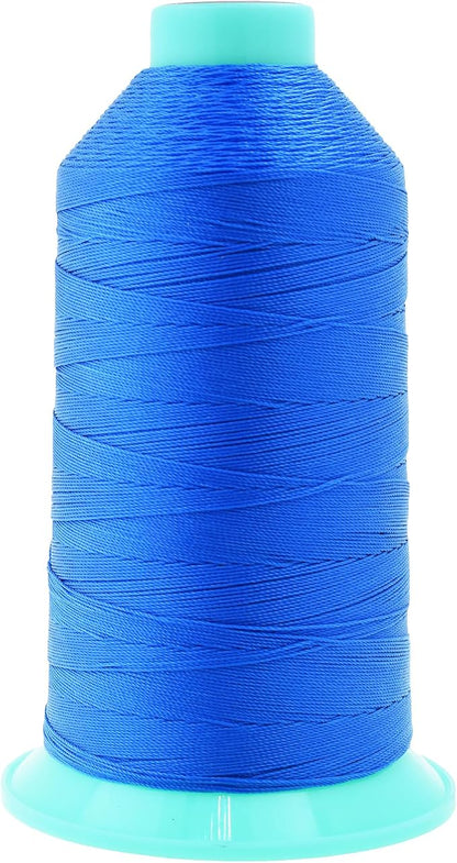 Mandala Crafts Bonded Nylon Thread Sky Blue Heavy Duty Sewing Threads by MandalaCrafts