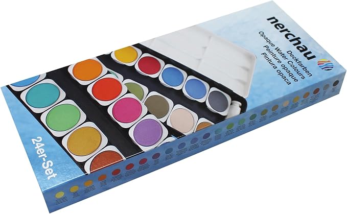 Lukas Opaque Artist Watercolor Studio Paint Set - Image 4