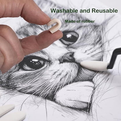 46 PCS Blending Stumps and Tortillions Paper Art Blenders Sketch Drawing Tools - Image 4