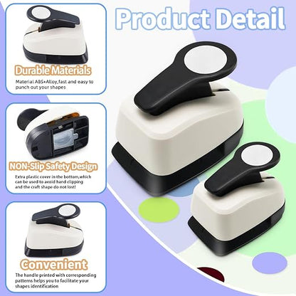Circle Punch, Circle Hole Punch, Paper Hole Puncher, 1 inch Hole PunchCircle - Image 5