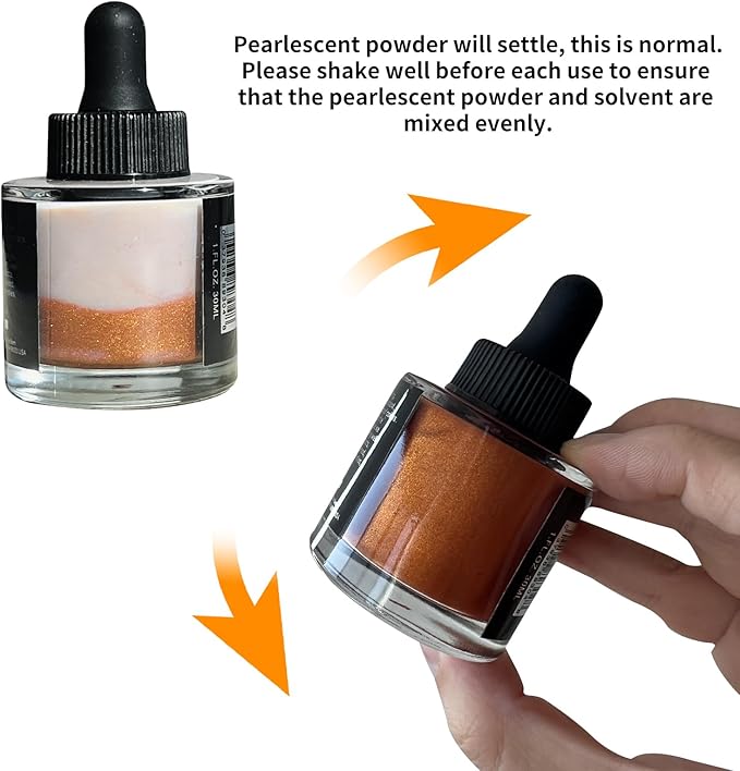 CSY art gallery Pearlescent Acrylic Inks Bottle - Image 6