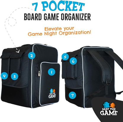 Board Game Bag: Ultimate Backpack, Travel Organizer, Storage & Carrying Case - Image 4
