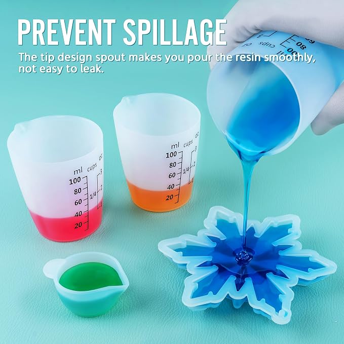 Silicone Resin Mixing Measuring Cups - Image 6