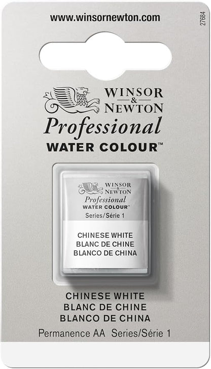 Winsor & Newton Professional Water Colour Paint, Half Pan, Chinese White by WinsorNewton