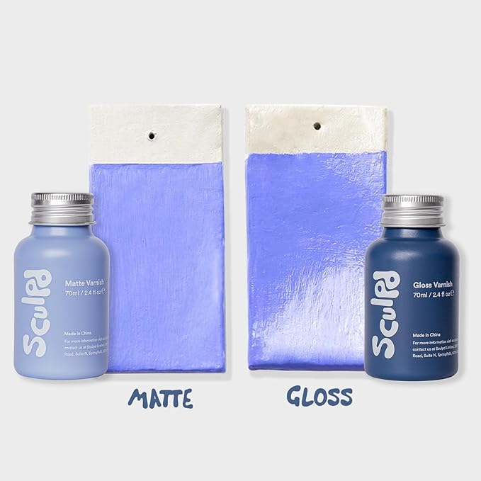 Sculpd Clear Glaze for Air Dry Clay and Acrylic Paint, Create Waterproof - Image 4
