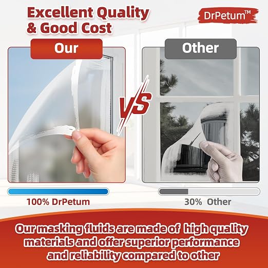 Masking Liquid Tape, Transparent Peelable Coating - Image 5