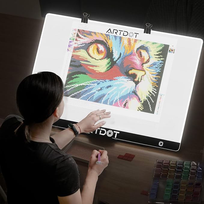 ARTDOT A2 LED Light Pad for Diamond Painting USB Powered Light Board Kit - Image 7