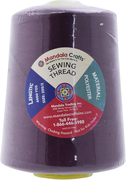 Mandala Crafts 4 Pack of Serger Threads Cones Spools - Image 3