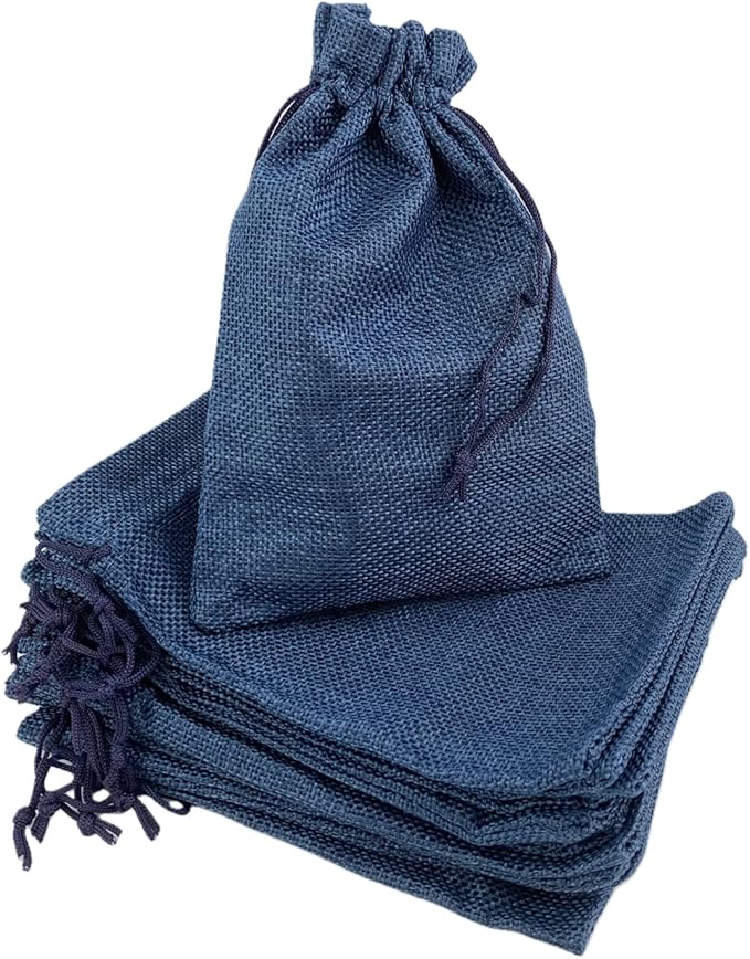 Palmhomee Pack of 25 Burlap Gift Bags by Palmhomee