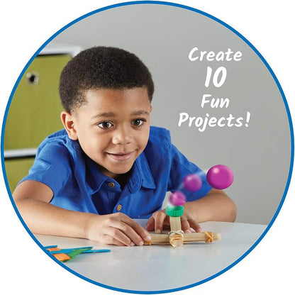 Learning Resources Craft Stick Creations 10 Science Experiments, Activity Book - Image 6
