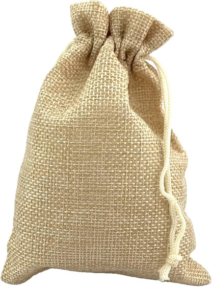 Palmhomee Pack of 25 Burlap Gift Bags by Palmhomee