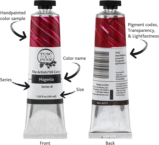 Tusc & Pine Artist Oil Paint - Image 3