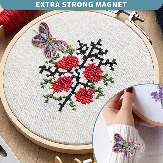 Magnetic Needle Minder Magnet Embroidery Accessories and Supplies Embroidery - Image 3