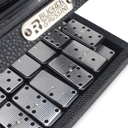 Bucher&Rossini Metal Surface Dominoes Set Double 6 - Image 4