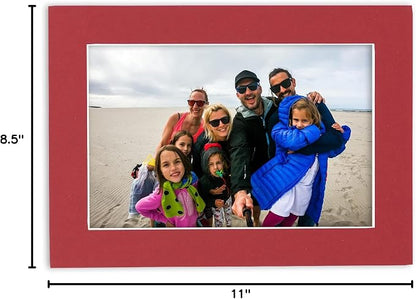 Pack of TEN 8.5x11 Mats Bevel Cut - Image 10